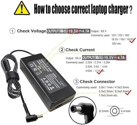 Generic 90W Replacement Charger for Sony VAIO Laptops – 19.5V 4.7A | South Africa