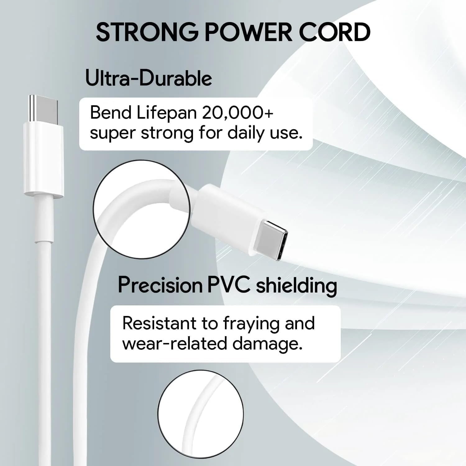 Generic 96W USB-C Fast Charger – Compatible with MacBook & iPad Pro, White | South Africa