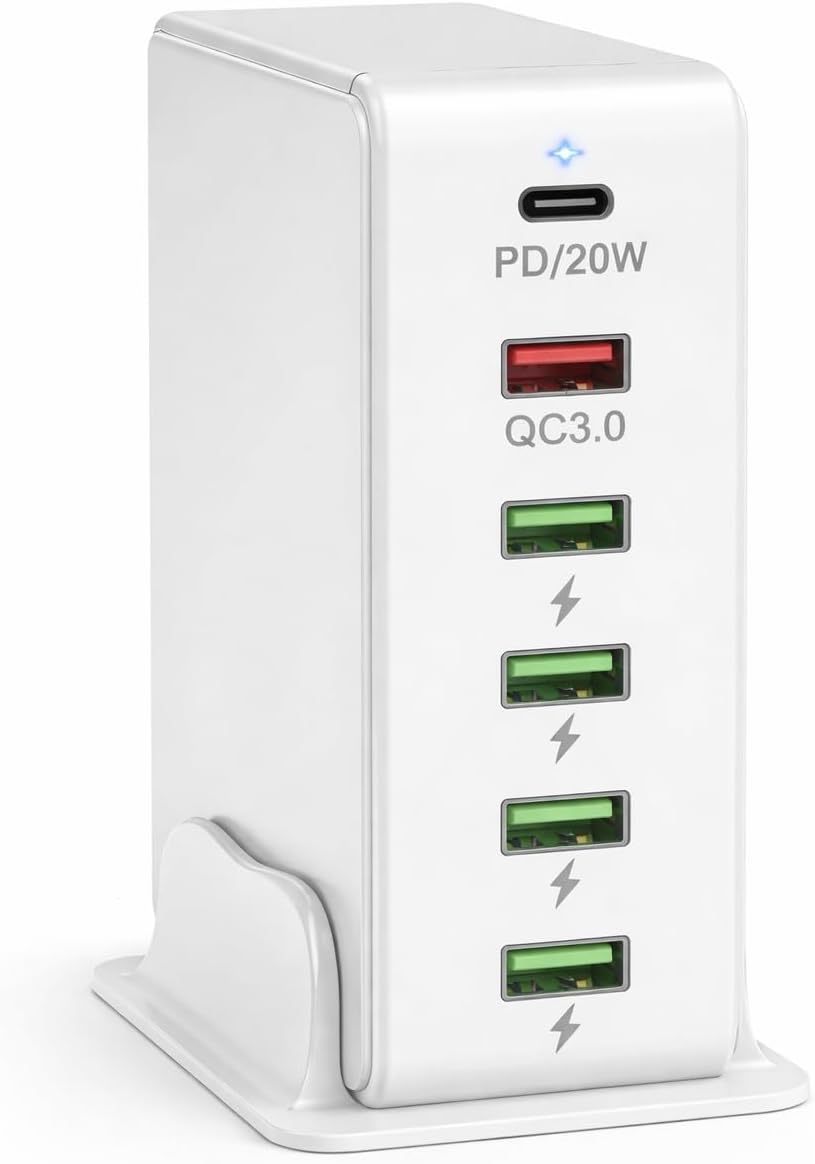 Generic 65W 6-Port USB Charging Station – Fast Charger for Home & Office | South Africa